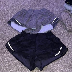 Grey and black camo Hotty Hot shorts
